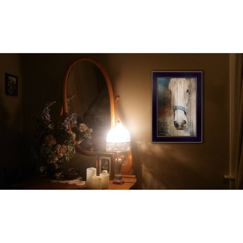 TrendyDecor4U Contemporary "Old Gray Mare" Framed Print Wall Art by